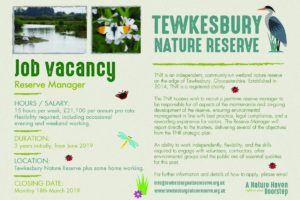 Tewkesbury Nature Reserve – Job Vacancy